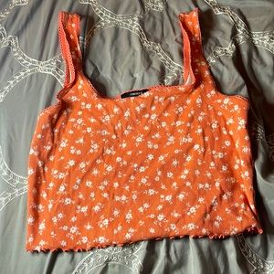 Flowered crop top from forever 21